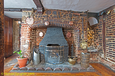 Fireplace in Leht Hand Bar.  by Michael Slaughter. Published on 16-01-2020 